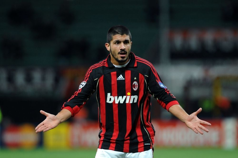 AC Milan  Long Sleeve - Gennaro Gattuso #8 - Mărime XL