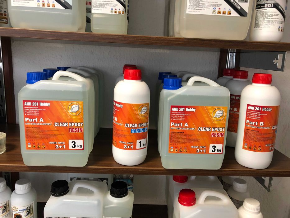 Еpoksidna smola  AHD 201 HOBBY CLEAR EPOXY-4КГ.-Универсална