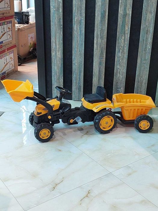 Экскаватор с прицепом Pilsan-51х47х161 см. Турция Доставка бесплатно