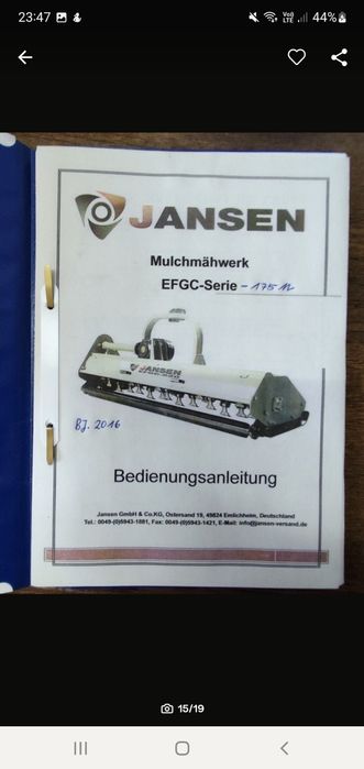 tocator resturi vegetale 175 cm