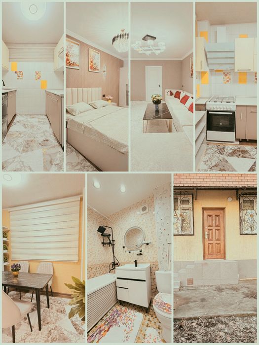 Чиланзар 9 квартал 2 комнаты 1 этаж балкон 2*6