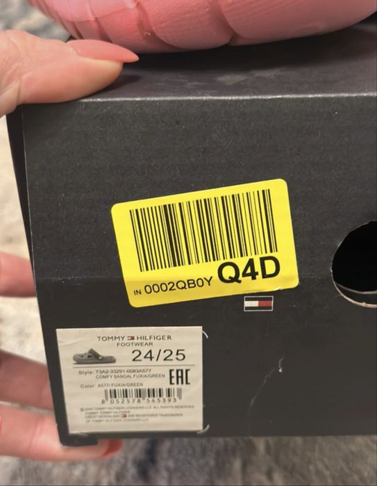 Crocs Tommy Hilfiger, fetițe, mărimea 24/25
