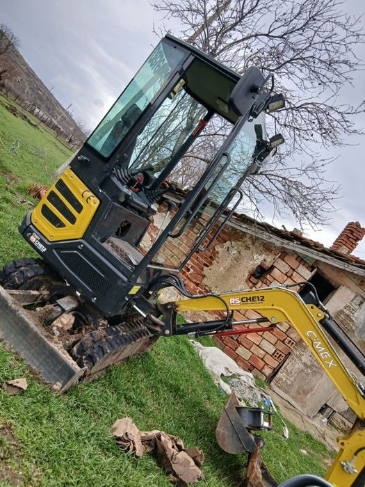 Мини Багер  1200кг 3 кофи на 172 часа