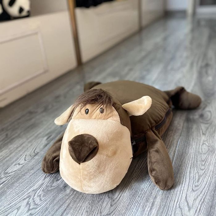 3 в 1 Пухкава играчка, меко одеало и пухкава възглавничка