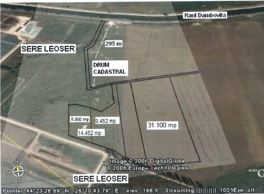 Vanzare teren Splaiul Unirii-Popești Leordeni