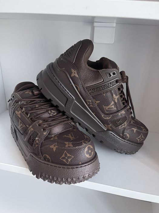 Adidasi LV trainer maxi la comanda premium,piele