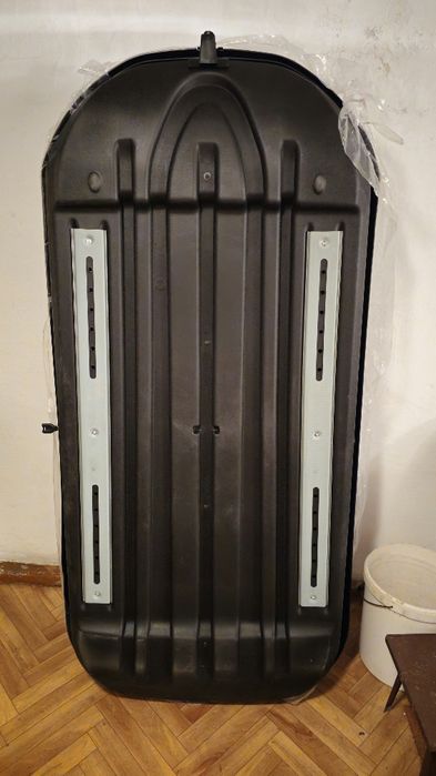 Автобокс с рейлингами на прадо