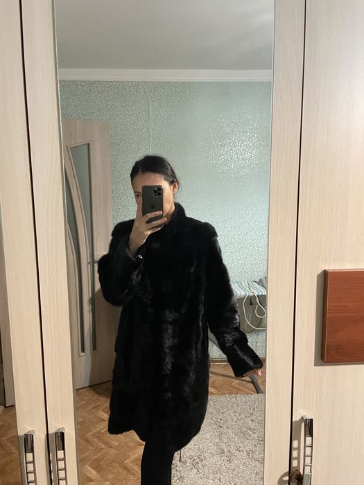 Норковая шуба «черная»