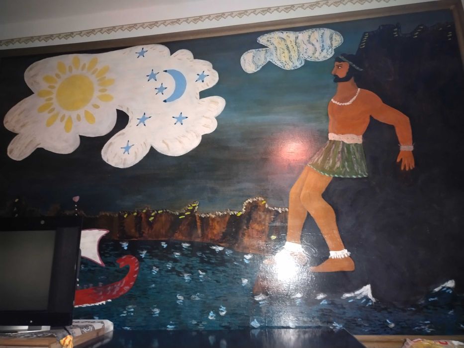 Картина б/у на всю стену