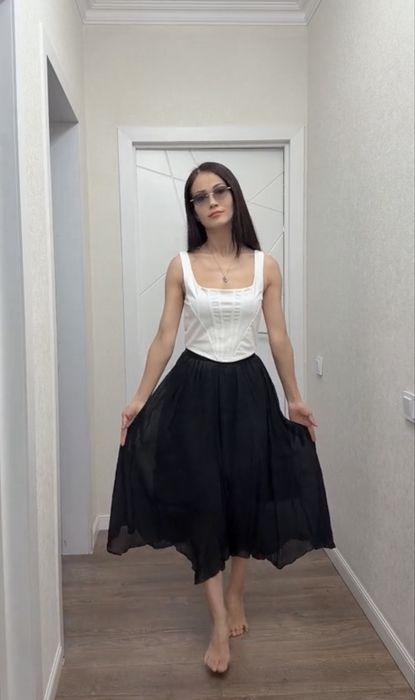Топ и юбка на лето
