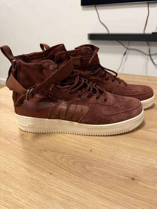 Nike SF Air Force 1 Mid-  Pueblo Brown/Dark Russet-Sail-Pueblo 45,5