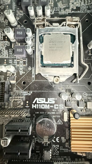 Kit I5-7400 + asus h110m-cs