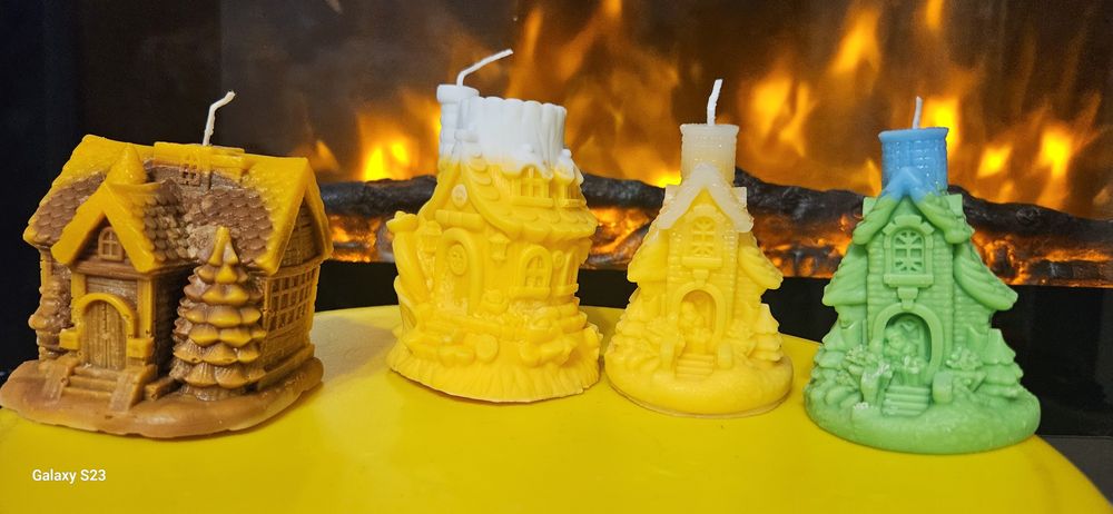 Lumânări parfumate pentru Crăciun