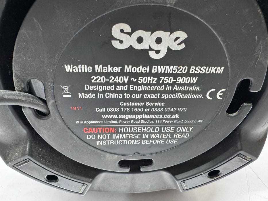 Гофретник  - Sage BWM520BSSUK / 900 W