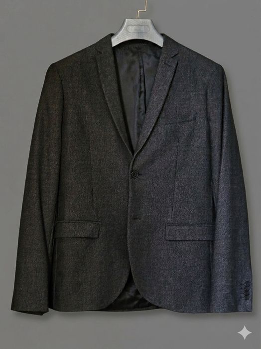 Мужские пиджаки H&M ZARA чёрный, темно серый классический блейзер