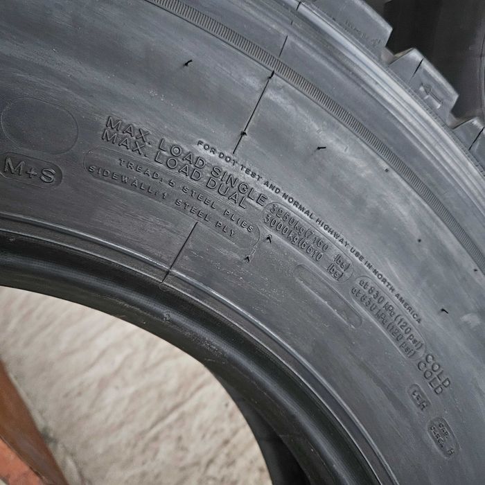 4 тежкотоварни гуми 275/80R22.5 Michelin X Multi D 149/146L M+S