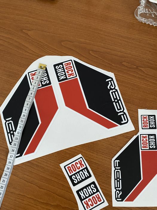 Stickere / autocolant / decal furca Rockshox Reba
