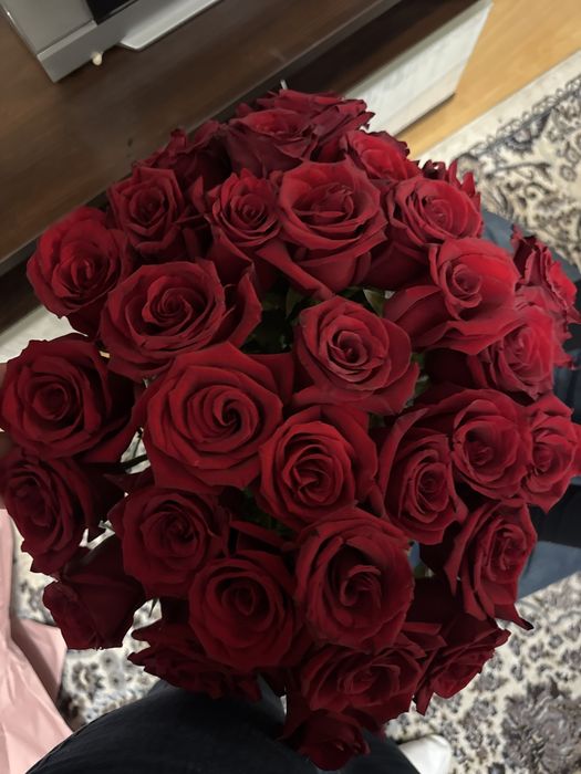 Красный Роза метровый 31шт