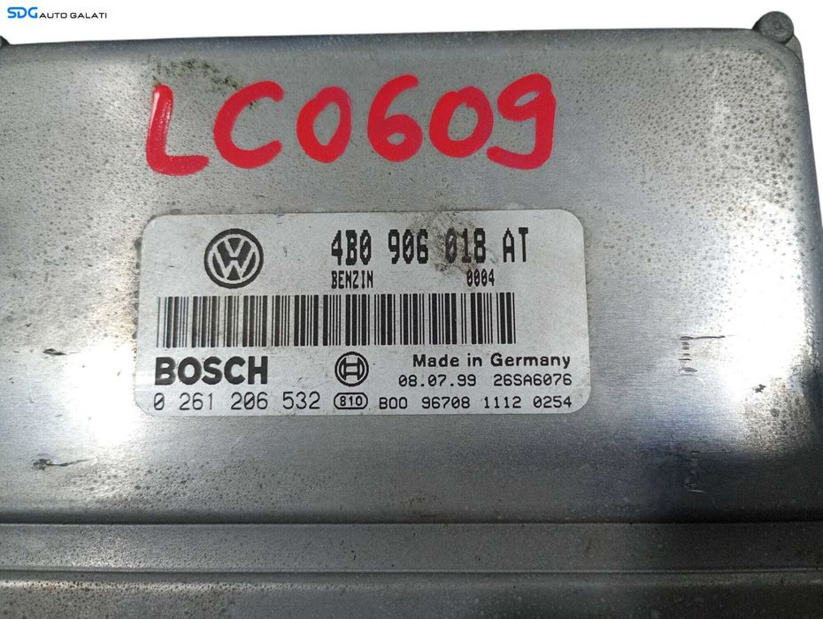 Kit Pornire Complet ECU Calculator Motor Ceas Ceasuri Bord Chei Cheie Imobilizator CIP Volkswagen Passat B5 1.8 Benzina 1997 - 2001 Cod 4B0906018AT 0261206532 3B0920822 [LC0608] [LC0609] [LC0610]