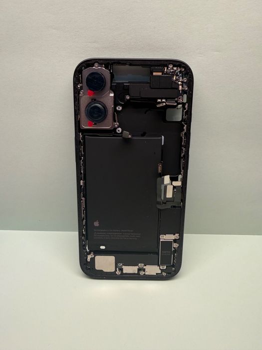 iPhone 16 Black Negru rama carcasa camera baterie enclosure housing frame