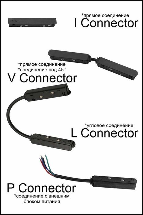 Прямой коннектор Classic / Magnitli trek uchun ichki ulovchi konnektor