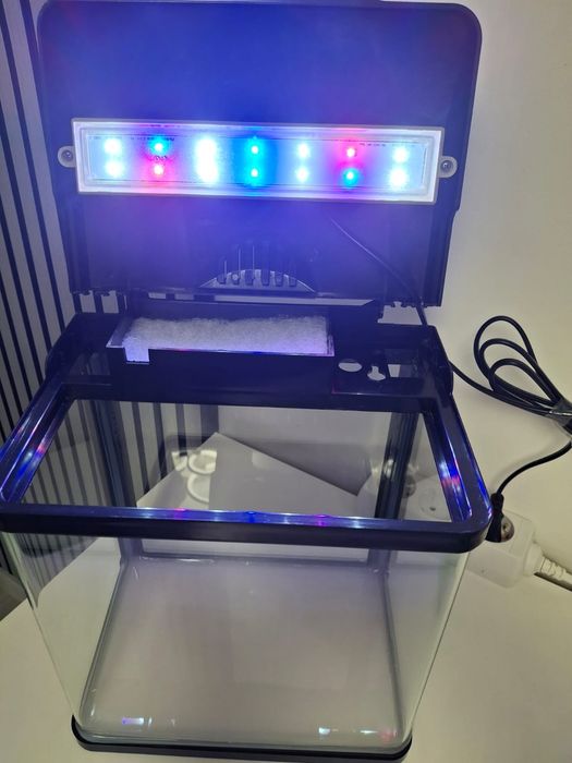 Vand Acvariu pesti 23/16 *27,5 cm, 7 l negru+ incalzitor