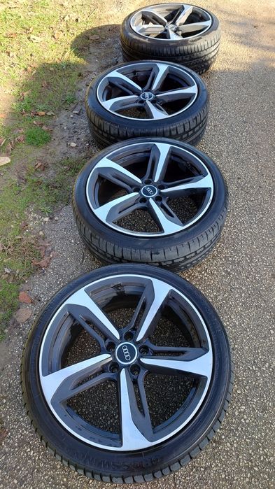 Джанти с летни гуми Ауди 5x112 19 цола
