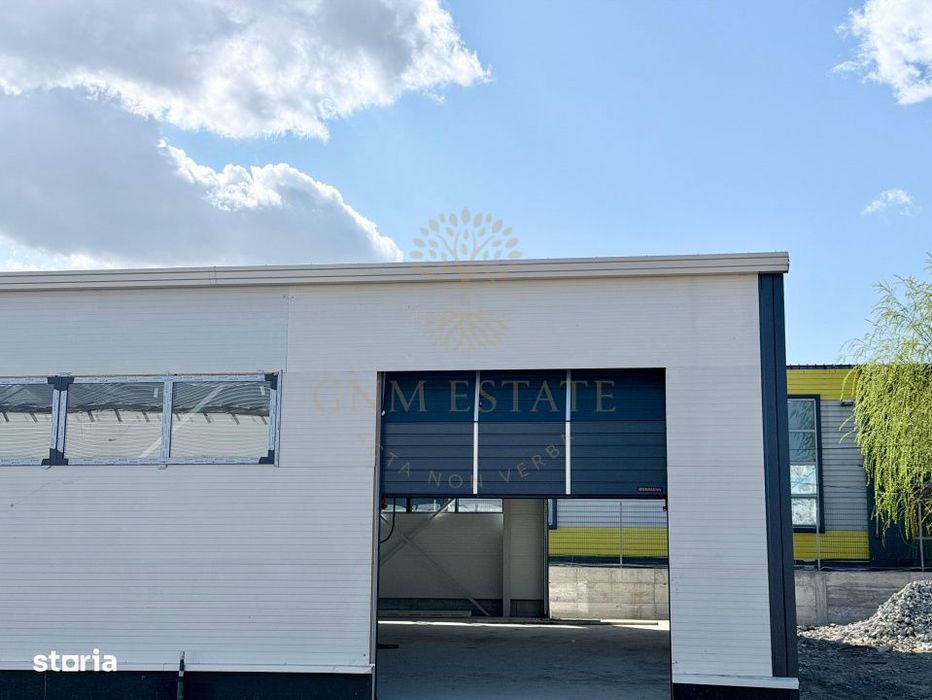 Hala industriala modulara cu showroom  Drum Intre Tarlale