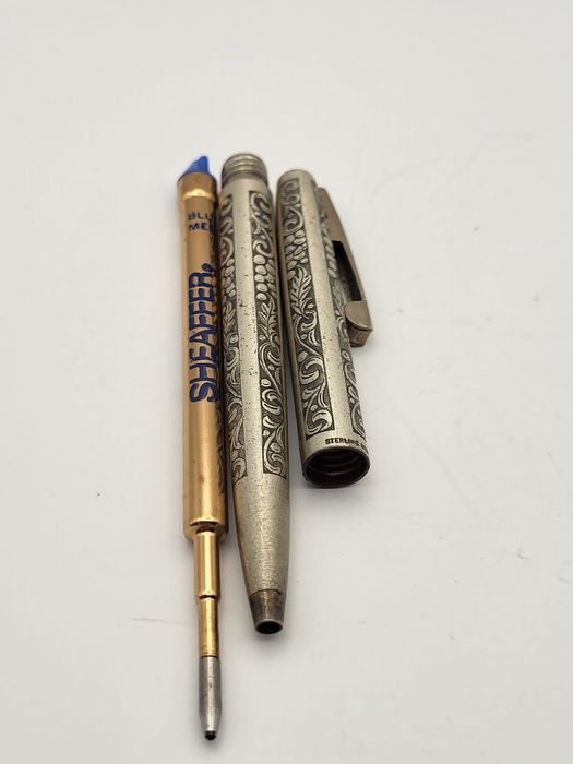 Sheaffer Imperial USA  Pix ARGINT 925 cu Gravura Struguri Frunze