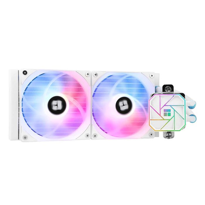 Cooler CPU lichid AIO Thermalright Aqua Elite 240 White /Black V3 ventilatoare PWM 120mm,rulmenți S-FDB,AM4/AM5,Intel LGA1150/115X/1200/2011/1700/1851
