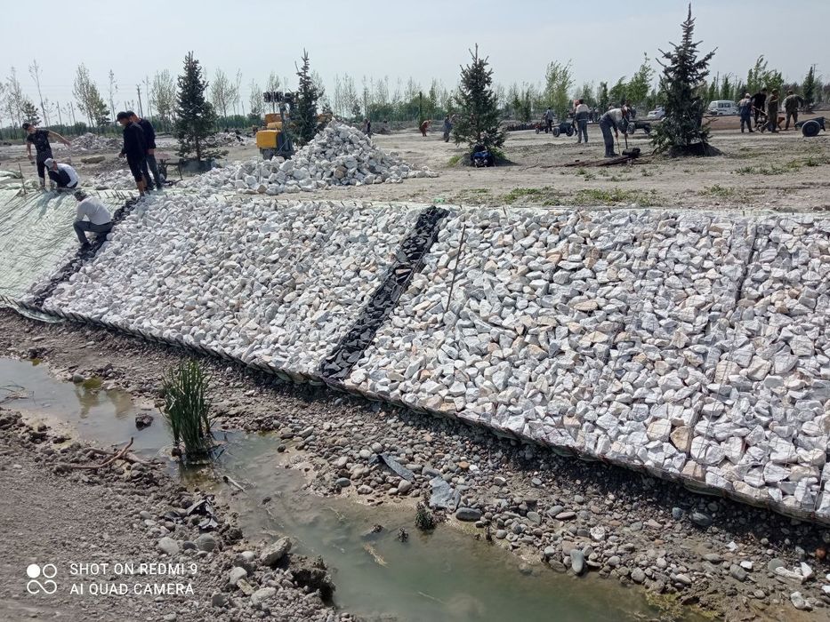 Габионний камни лубой абйома и цвета