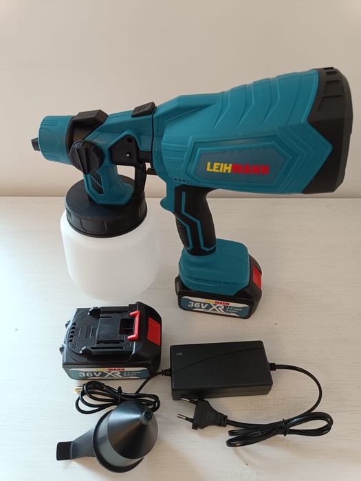 Aparat Pistol Electric De Vopsit Și Zugrăvit  2 Acumulatori