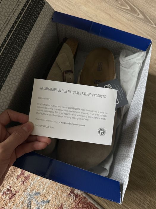 Birkenstock Boston оригинал новые сабо