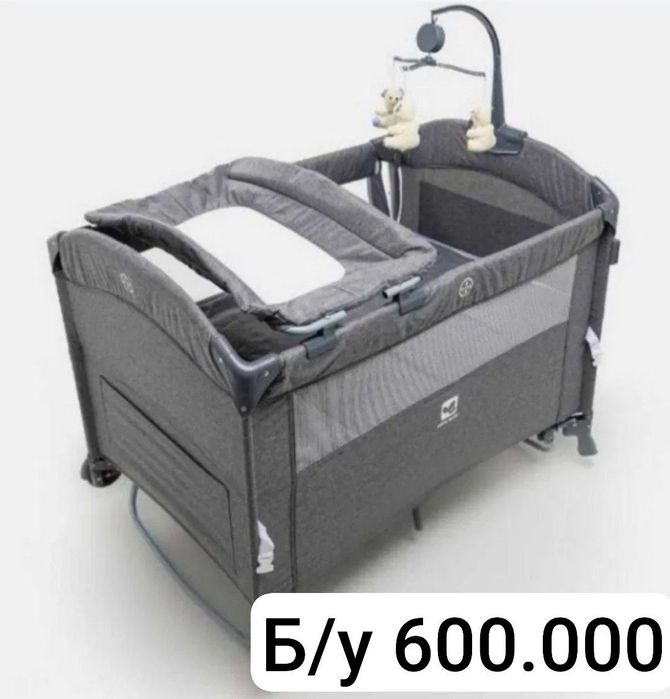 Детская коляска, кроватка-манеж, стульчик для кормления