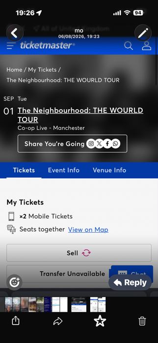 bilet concert The Neighbourhood: THE WOURLD TOUR Manchester