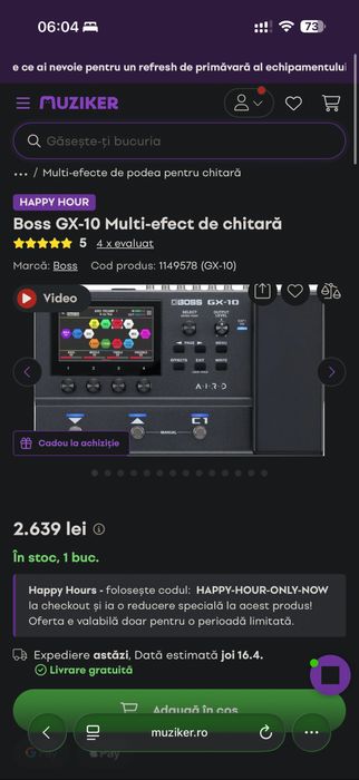 Pedala procesor multiefect chitara electrica bass Boss GX-10 + Boss BT-Dual + Geantă Boss CB-BM-S — Pachet Complet, Garanție