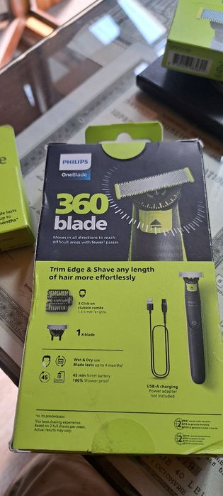 Aparat PHILIPS OneBlade 360 plus 2 rezerve