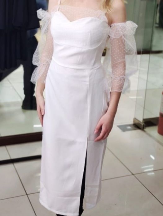 Продам Новое белое платье