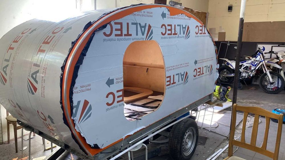 Прицеп-кемпер капля DESIRE чертежи