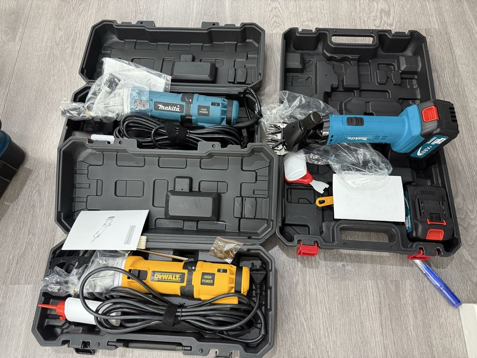 Машинка фирмы Макита, Девальт для стрижки баранов и для животных