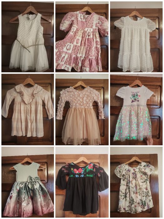 Lot rochițe 2-4 ani - 98-104 = 9 rochițe 120 lei