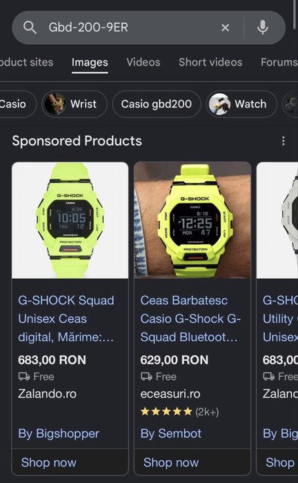 Casio G-Shock Squad GBD-200-9ER Verde Neon – Nou, Nepurtat, Garanție