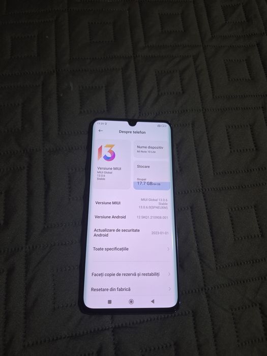 Xiaomi Mi Note 10 Lite impecabil 64GB