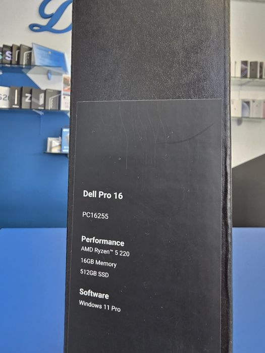Laptop Dell Pro 16 PC16255 / sigilat / Ryzen 5 / 16/512 GB  / DeluxGSM