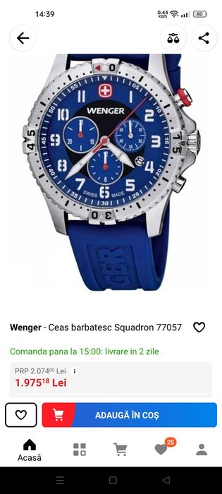 Ceas Wenger squadron!