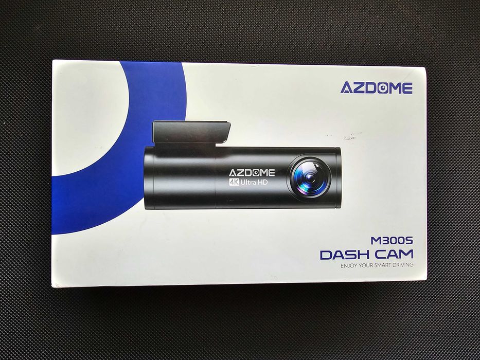 DVR камера за кола AZDOME, Двойна, 4K + 1080P, 5GHz WiFi, GPS, 170°