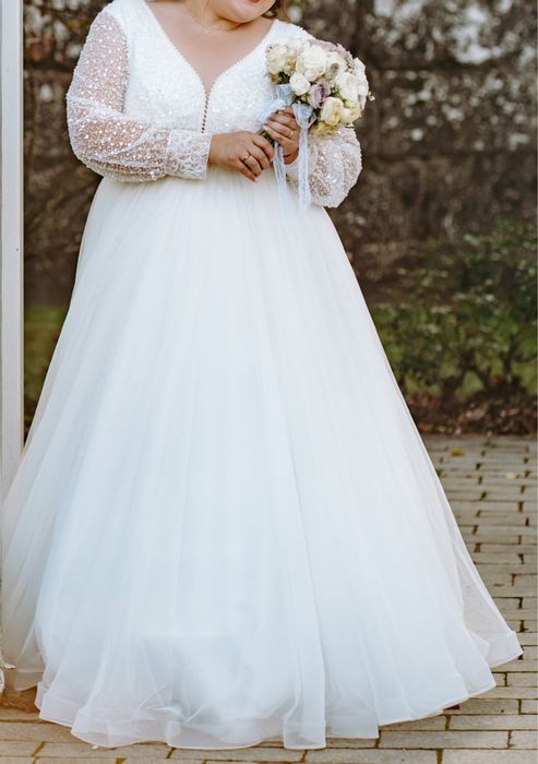 Rochie de mireasa marime 48