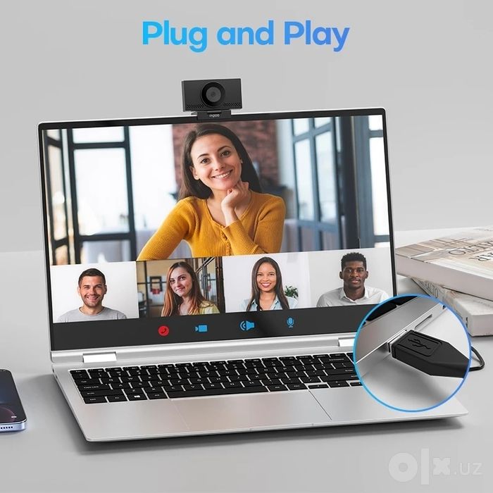 # Web Camera Rapoo C260 C280 C500AF Веб Камера 4K FullHD 1080p 60fps