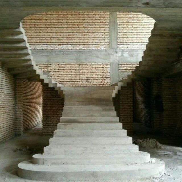 Бетон лестница зина