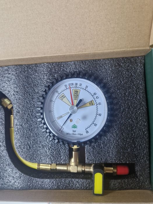 Тестов Манометър за надуване с АЗОТ
